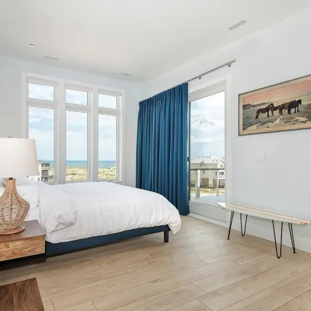 Easy Breezy OBX - New Beautiful Modern Home on the 4x4 w/ Ocean Views & Hot Tub.