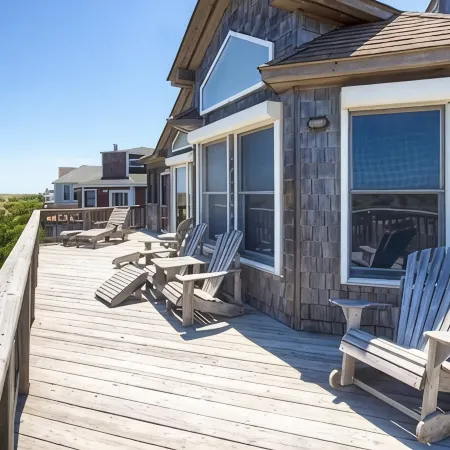 Oceanfront 4 bedroom Salvo Sandcastle * Hot Tub