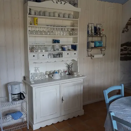 Pretty renovated farmhouse in a garden near the sea