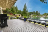 Waterfront home with  Private Dock, Lake Toys, EV Charger at Lost Lake