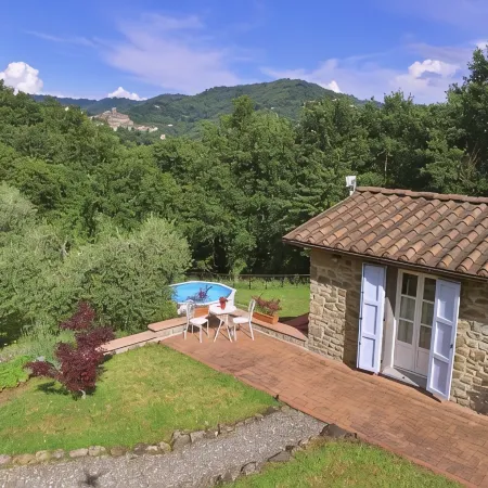 Holiday home in Pescia with swimming pool
