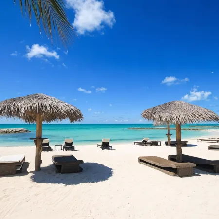 Breathtaking Poolfront 3-Bedroom Condo, Just 8-Min Walk to Pristine Beach!