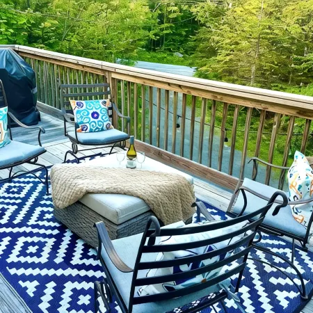 Okemo mountain house with private hot tub