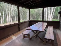 3 charming cottages sleeping 14 on an ocean cove, 21-acre forest property