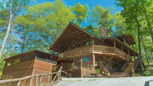 Private log cabin Chalet at the foot of the Smoky Mountains - Chalets