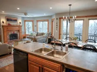2 Story Condo @ Jay Peak w/ Hot Tub, Short Walk to Amphitheatre Hotels in Jay