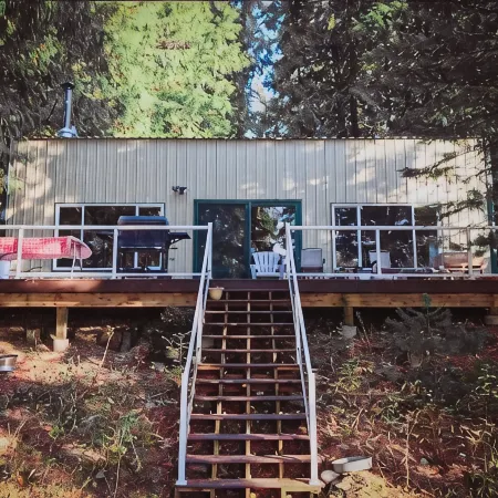 Romantic Waterfront  Shabby Chic Cabin on the Clark Fork River!  #SwankyCabin