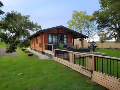 Cosy Wood Cabin in Rural Area Near National Park Cumnock otelleri