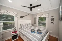 Sea Glass Beach House!  Large sand beach, dock and hot tub! Pets welcome! - 4-Star
