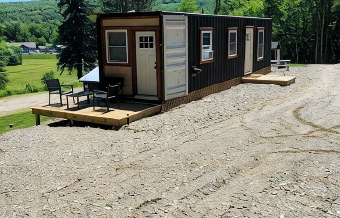 New 1 Bedroom Container Cabin with Direct Trail Access (Cabin 3)