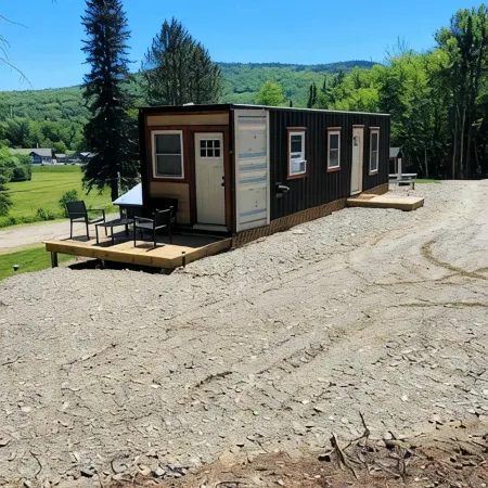 New 1 Bedroom Container Cabin with Direct Trail Access (Cabin 3)