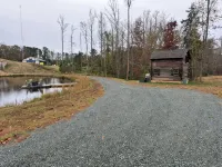 Cabin on Pond and Vineyard next to Aging Cave