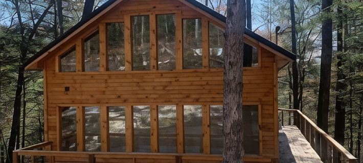 Unwind at Whispering Woods / Hot Tub, Waterfall, Arcade & Nature Hotel di Wolfe County