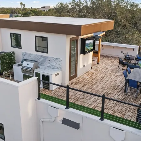 LUXURY Coastal Modern Sunset Oasis with Beautiful ROOFTOP