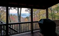 Log Cabin with Mountain Views: Hot Tub, Game Room, Fenced Yard - Mountain View