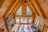 Stacked Stone Retreat - Bryson City Luxury Log Home close to town - 발코니
