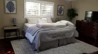 ⭐  Beautiful Private Backyard Resort Heated Pool/Spa Downtown & Beaches - Wifi