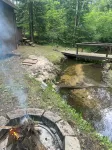 A Stream  runs through it. Comfy little cabin with a stream by your bedroom. - Alphydda