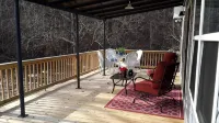 Private Waterfront property with Mountains surrounding the Loft on the Doe River - 4-Star
