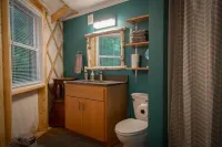 JP's Waterfront Yurt with Heating, Cooling & Wifi  /  Glamping on the River