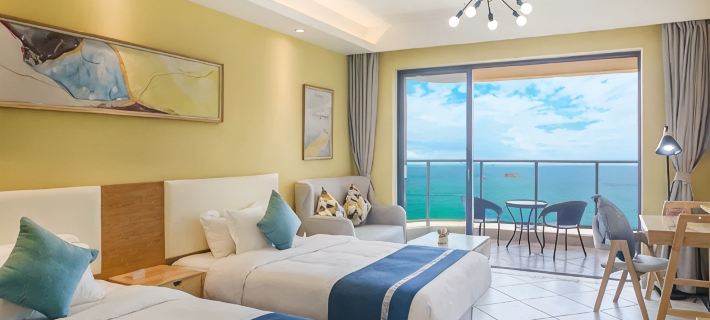 Shoreline seaview B&B(Danzhou Haihuadao) Hotéis em Danzhou