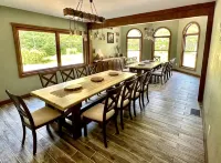 Poconos 6BR Retreat on 6 Private Acres – Hot Tub, Game Room, Fire Pit, Sleeps 16