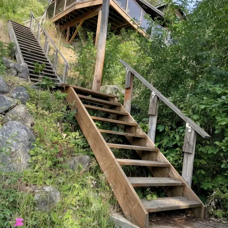Cottage on a private sandy beach with a gorgeous view of the city of Nelson.