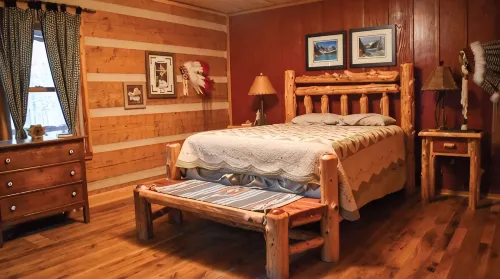 Mountain Fork River Cabin on 34 Acres 1 hr to Broken Bow and near UTV/ATV trails - 2 stjerner
