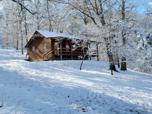#1 - Cozy cabin in the Ozark Mountains, giant spa tub, romantic and peaceful!! - Chalets
