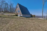 New!  Mountain Top A-Frame cabin, The Triangles-Gorgeous View, Hot Tub! - シャレー