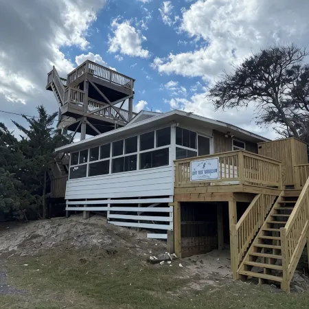Surf Side Bungalow- Ocean front with 3 story deck