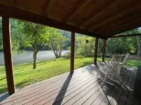 Blue Ridge Cabin within 40 feet of the Toccoa River and Trout Fishing