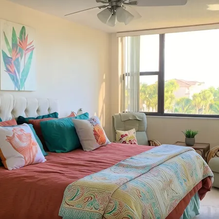 Two bedroom condo on Siesta Key with 2 pools, marina, tennis courts & more!