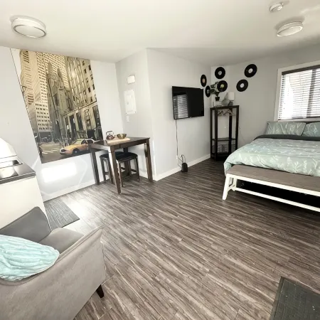 Private/ Pet-friendly Themed Suite with Kitchenette! Fast Wi-Fi, Central