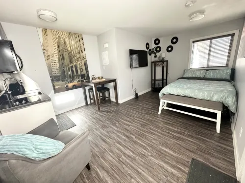 Private/ Pet-friendly Themed Suite with Kitchenette! Fast Wi-Fi, Central - 3 ดาว