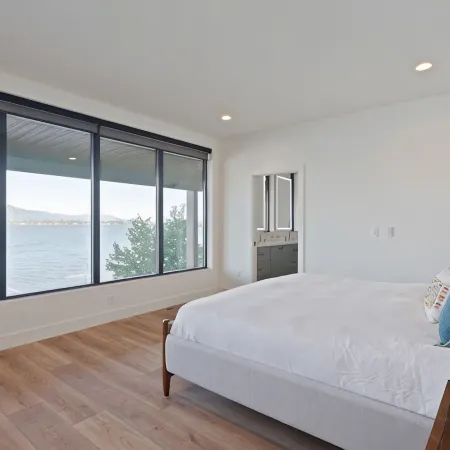 New Modern Luxury Home. Enjoy the Sweeping Lakefront and Mountain View’s.