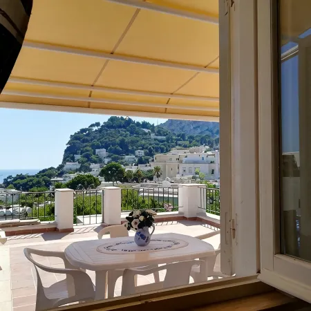 A centrally located house with a breathtaking view of the Island.