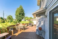 Superb British Colonial holiday home, greenhouse, outdoor deck, tropical garden - 3-Star