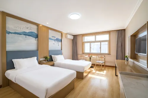 Bailu Binshe Hotel (Beijing Xinguozhanhou Shaqi Subway Station) - Spor Salonu