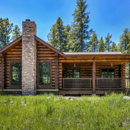Cozy Mountain Cabin 1 Hour from Denver Backs up to National Forest EV Charging!