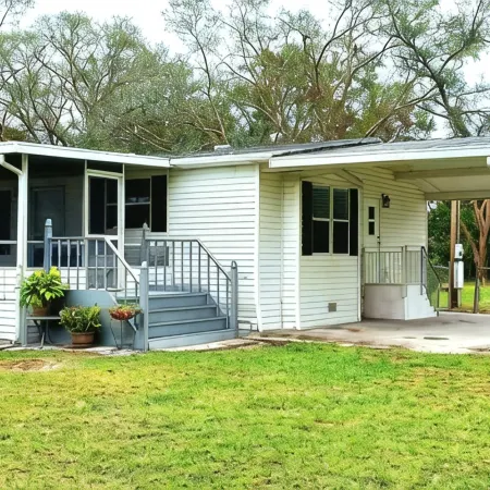 House with 3-bedroom 2 Bath on one acre of land in wonderful Wesley Chapel