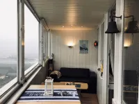 Very best location! In Columbus Center located apartment overlooking the Weser - balcony
