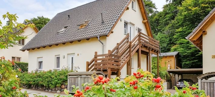 3- room ground floor apartment in the coastal forest, not far from the beach with sauna Hotels in Koserow