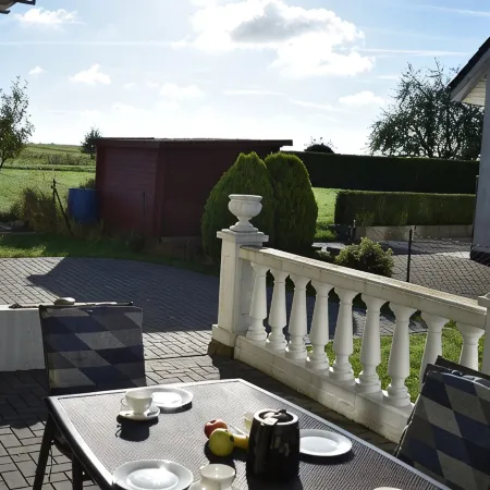 Haus zum Strand "Perle" in beautiful nature close to the Baltic Sea in Barendorf