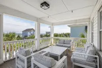 Ocean View~Heated Pool~Hot Tub~Golf~4Bed~2Bunk Rm-Camp Crescent Vacation Rentals - Wi-Fi