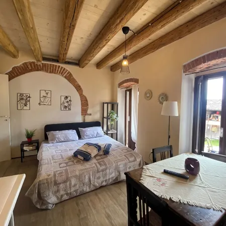 The room in the ancient village