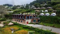 Eden garden resort at Monjam - parking