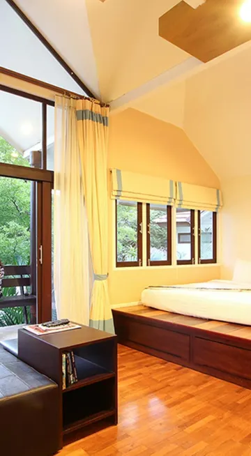 ห้องสวีทสองห้องนอนเตียงคิงไซส์วิวแม่น้ำ