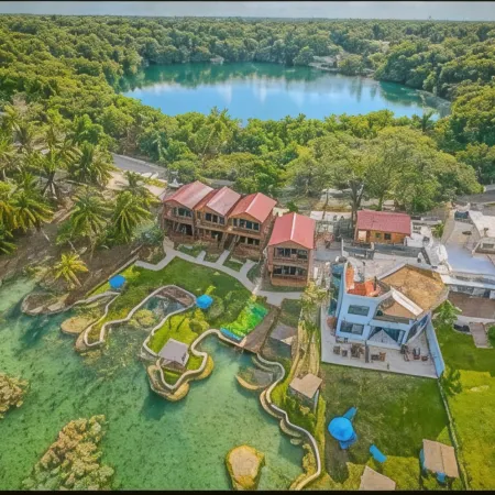 Blue Caribe Bacalar Front Lagoon