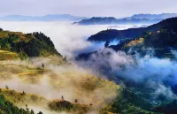 Baiyan Muyunjian Terraced Field Holiday Guesthouse - con vistas a la montaña